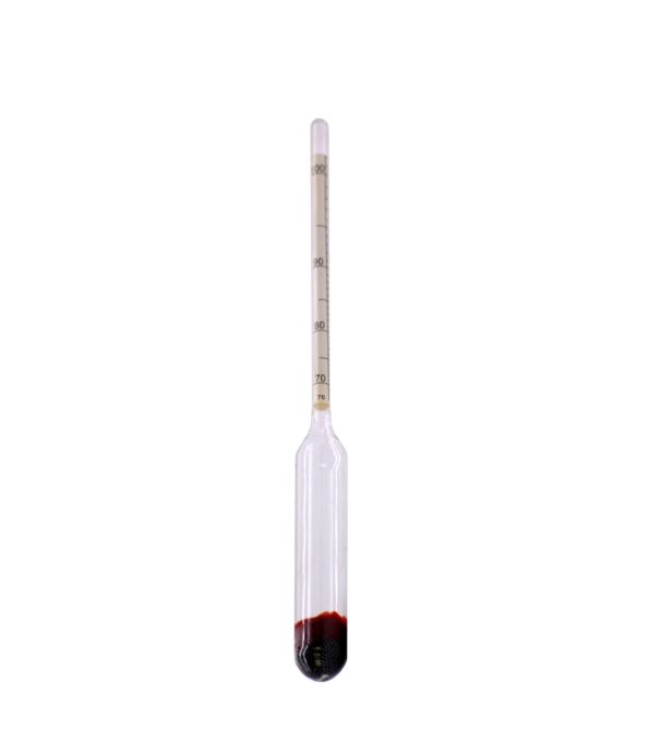 Ареометр АСП-3-1п (70-100%) пластиковый тубус (2)